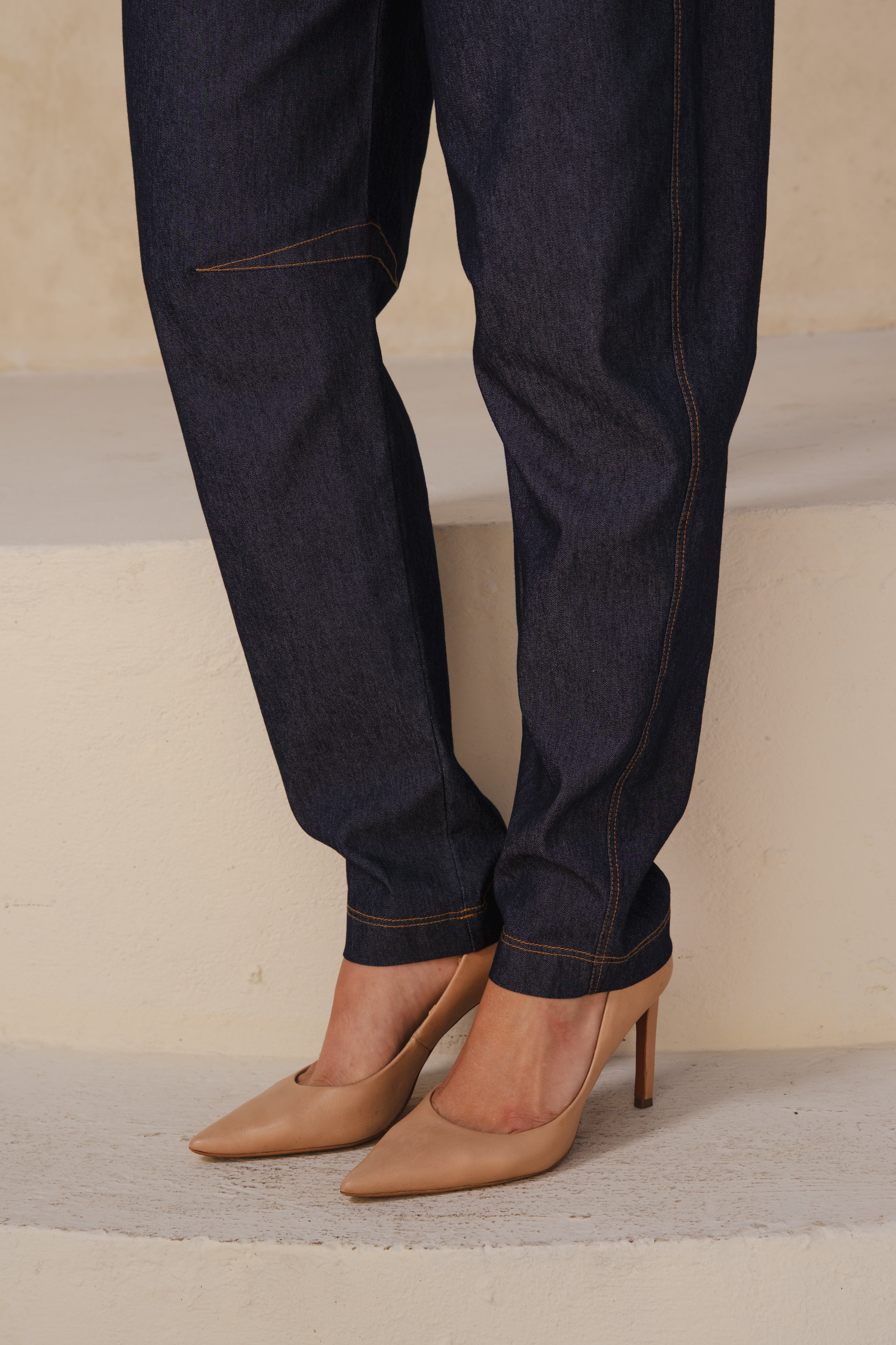 Calça Barel em Jeans Azul de Algodão