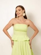 Top Verde Peplum 