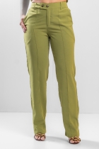 Calça Alfaiataria Reta Verde Pistache