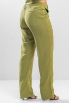 Calça Alfaiataria Reta Verde Pistache