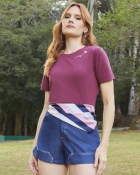 Short Jeans Pespontos Claros 