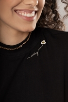 Camiseta Básica Easy Preta Gola Alta Algodão Egípcio